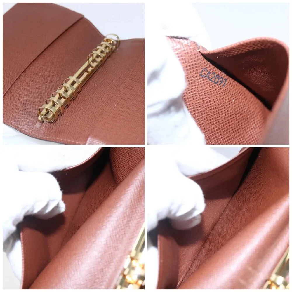 LOUIS VUITTON Monogram Agenda Partonaire PM Day Planner Cover R21029 Auth 145535